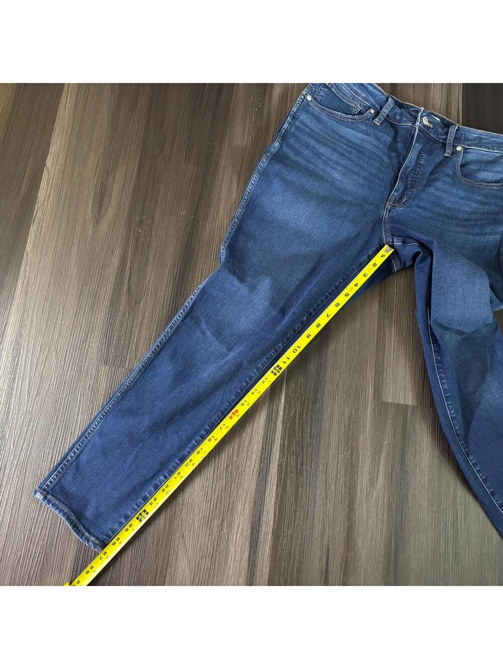 Madewell Curvy High Rise Skinny Jeans Women's Size 31 Blue Soft Knit Stretch - Picture 6 of 9